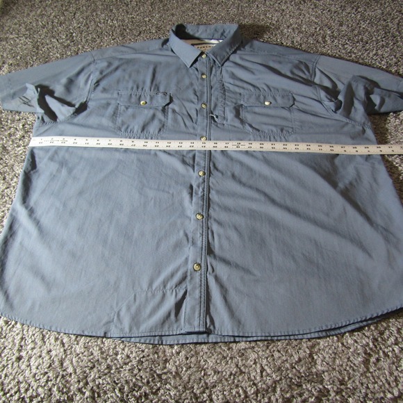 Poncho Shirt Mens 3XL Ahi State Fishing Outdoors Workwear Casual - Picture 4 of 5